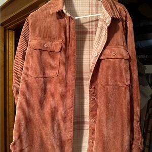 Love Tree pink reversible Shacket